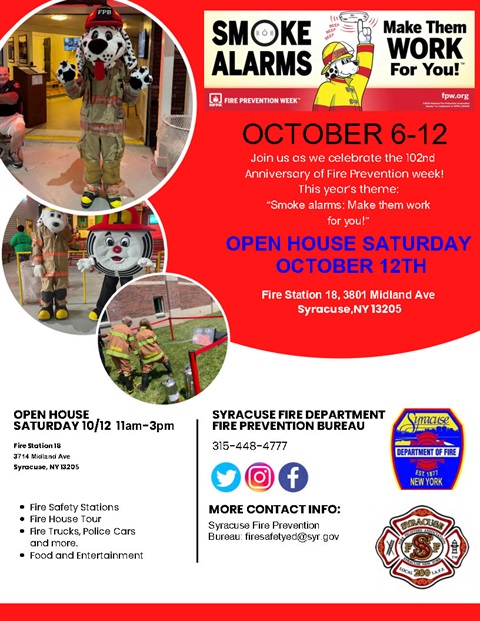 Fire Prevention Week Flyer 