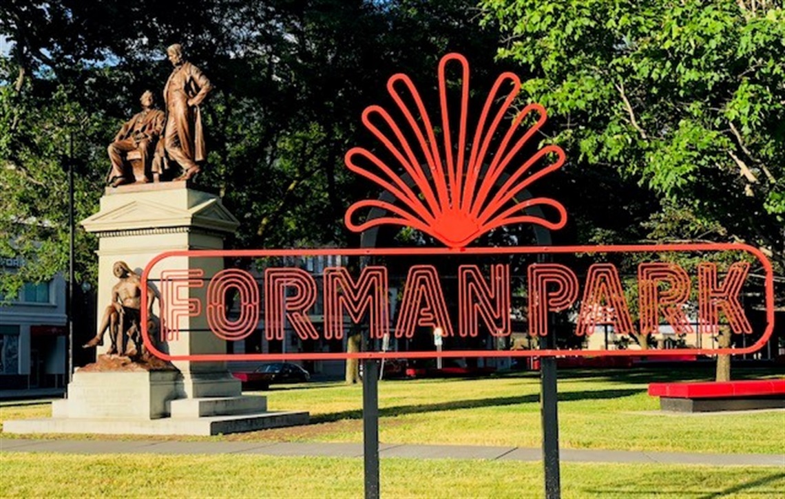 Forman Park Sign